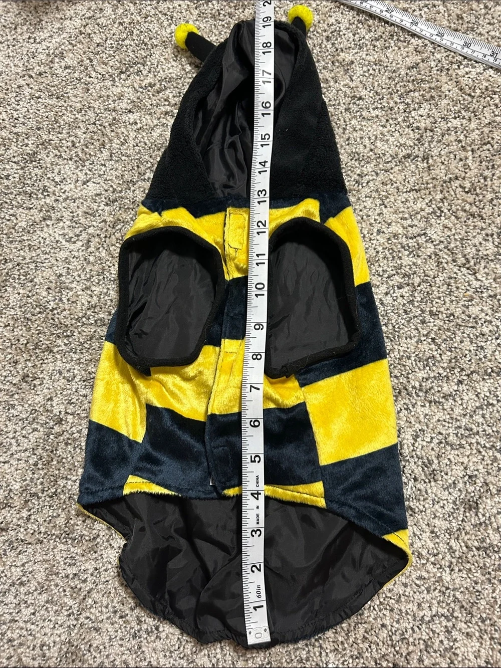 Small Bumblebee Pet Halloween Costume
